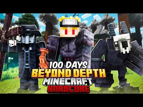 I Survived 100 Days In BEYOND DEPTH In Minecraft Hardcore