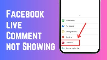 How to Fix Facebook live Comments not Showing Issue