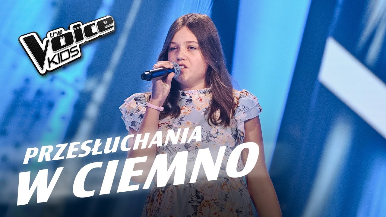 Amelia Dembek - „Umbrella” - Przesłuchania w ciemno | The Voice Kids