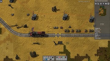 Factorio PAX Train activated by Gate