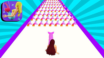 Mermaid Stack Gameplay 🌈🧜👩 All Levels 3-4