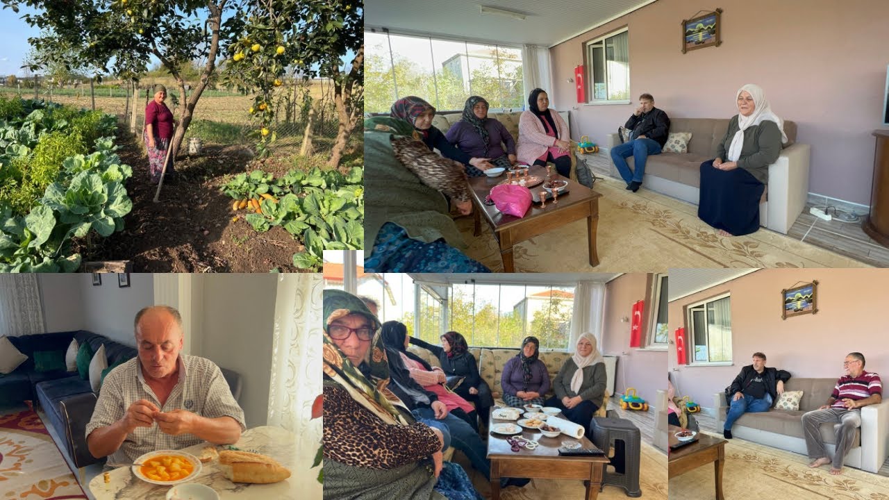 KÖYE KOMŞUYA ZİYARETE GİTTİK✅HEDİYELER VERDİ💯KÖY ADETLERİ 