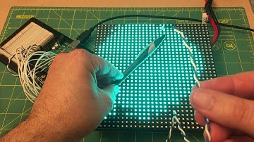 Using a LED Matrix as a Scanner