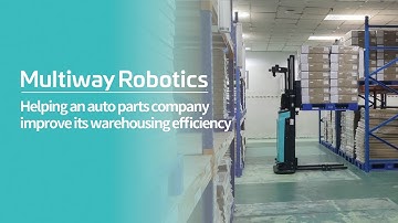 Auto parts industry + Pallet Stacker MW SL14+Dynamic obstacle avoidance