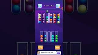How to complete Easily 384 Level ball sort puzzle color sort Game Latest tricks 2023