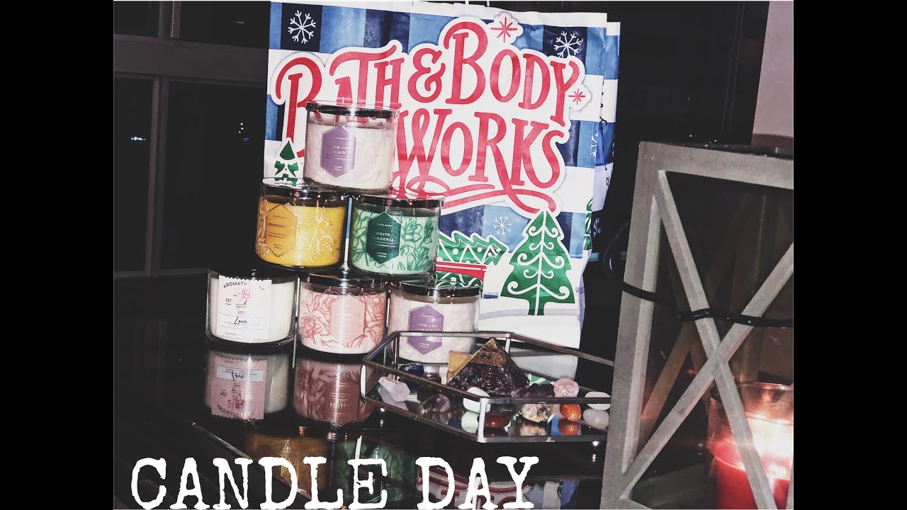 VLOG CANDLE DAY BATH AND BODYWORKS HAUL YouTube