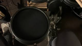 200 bpm single strokes for 1 min