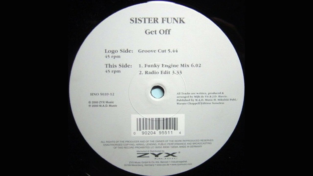 Sister Funk - Get Off (Groove Cut) - YouTube