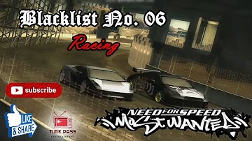 Need For Speed Most Wanted 2005 Black Edition Blacklist #6 Challenge rival Game play