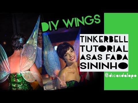 DIY Tinkerbell Wings | Tutorial Asas da Sininho + Sapato e Maquiagem