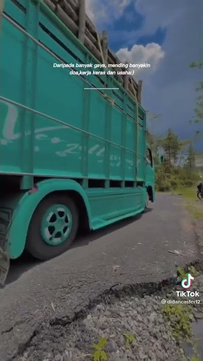 story wa truk muat kayu mbois gasruk