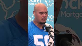 Lions rookie offensive lineman Gio Manu has quite a story coming from British Columbia to the NFL