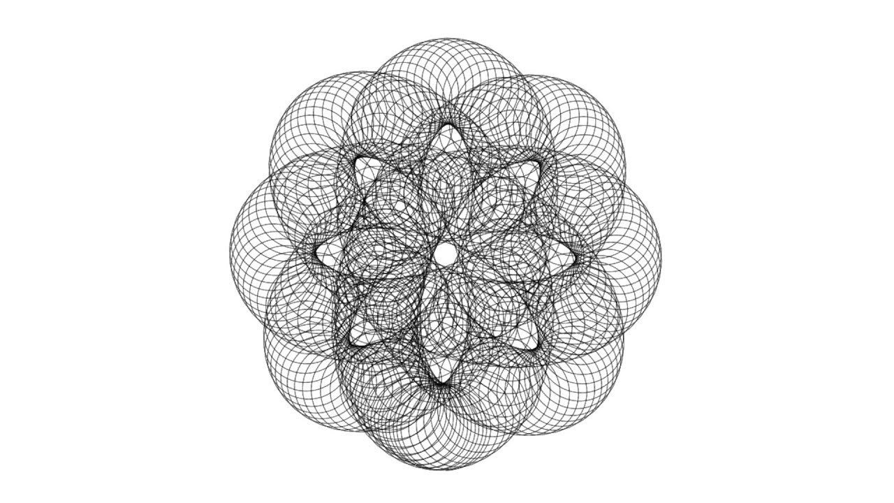 Harmonograph 12 - YouTube