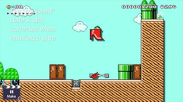 Pipe Interruption Glitch (SMM2)