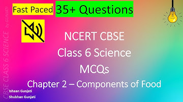 NCERT CBSE Class 6 Science - Chapter 2: Components of Food