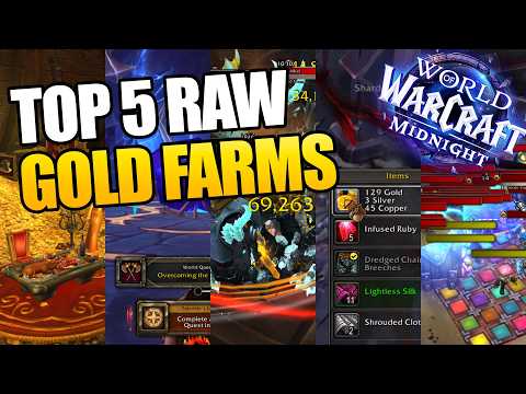 Top 5 Raw Gold Farms in WoW