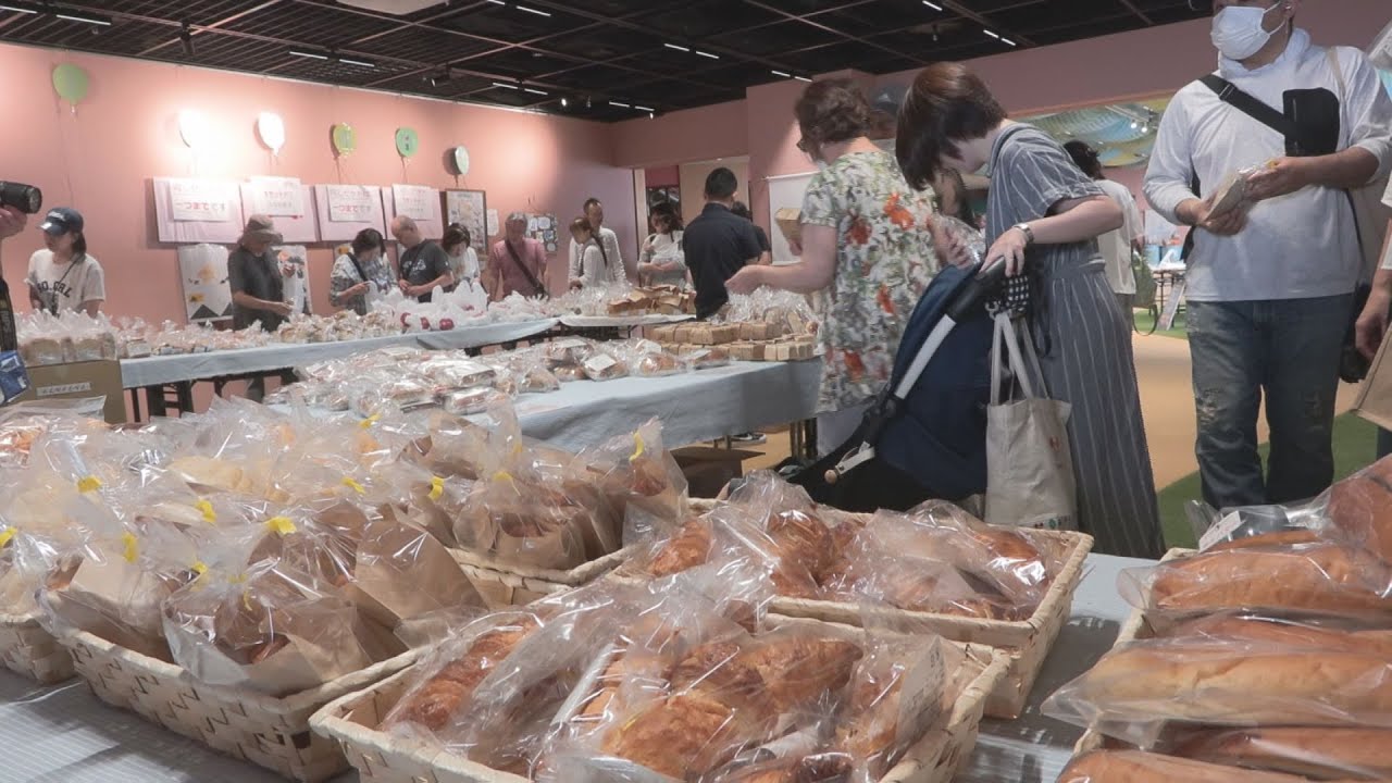 人気ベーカリー１６店が県庁で自慢のパンを販売　群馬・前橋市(25/07/20)