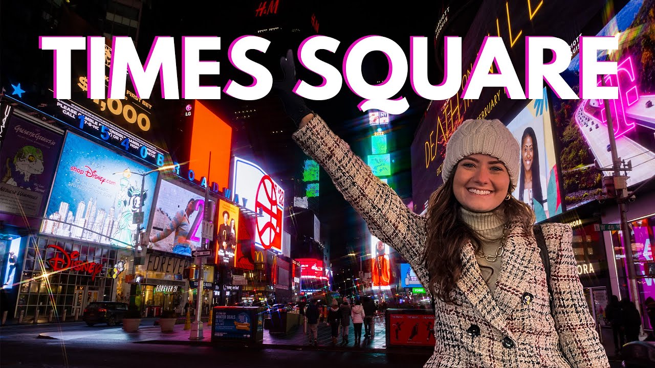 TOUR pela TIMES SQUARE em NOVA YORK - o que fazer, lojas, restaurantes,  show da Broadway e dicas! 