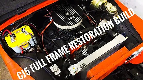JEEP CJ5 Full Frame Restoration Build