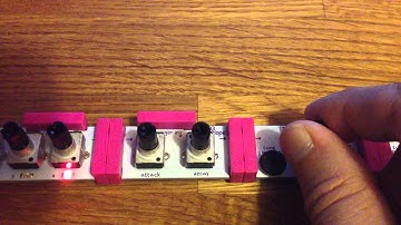 littleBits Korg Synth Kit experimentation