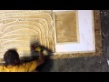 A way to make a strong, light, insulated door for a custom application
