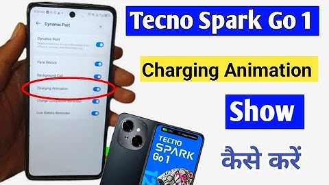 Tecno spark go 1charging animation show kaise kare | how to show charging animation in tecno spark 1