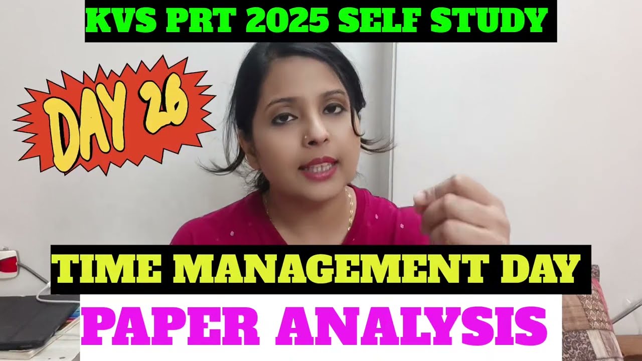 Day 26 | PAPER ANALYSIS TIME MANAGEMENT|✓KVS आ गया 