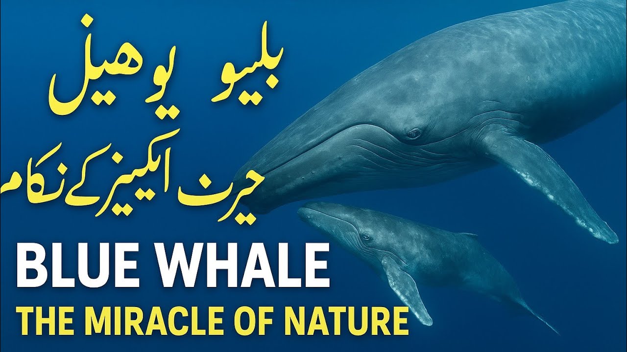 بلیو وہیل: قدرت کا حیرت انگیز نظام | Blue Whale - The Miracle of Nature