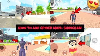 How To Add Spider Man + Shinchan 😍 Cheat Code || Indian Theft Auto Simulator New Update|| ITA Menu screenshot 1
