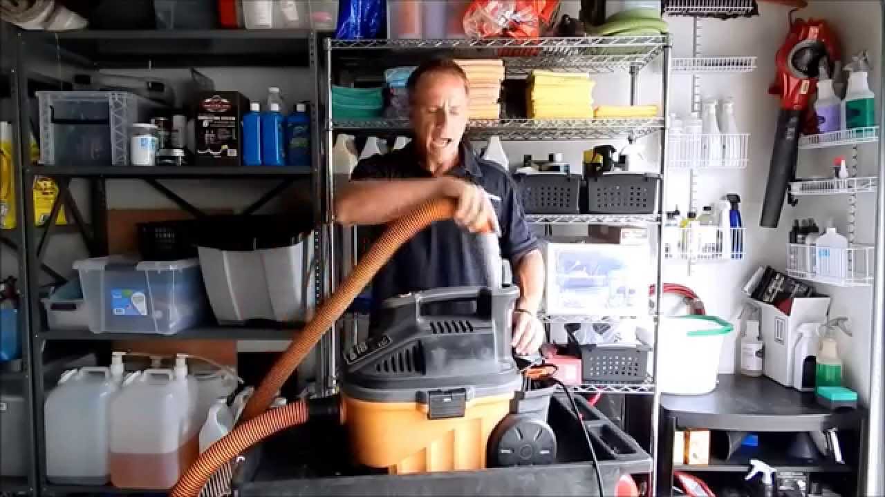 Best Detailing Vacuum Why Darren uses the Ridgid 5 hp 4 gallon