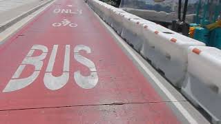 BIKE & BUS ONLY lanes! Culver City LA Metro commuting Los Angeles Speed Metal Bicycle Club bikers