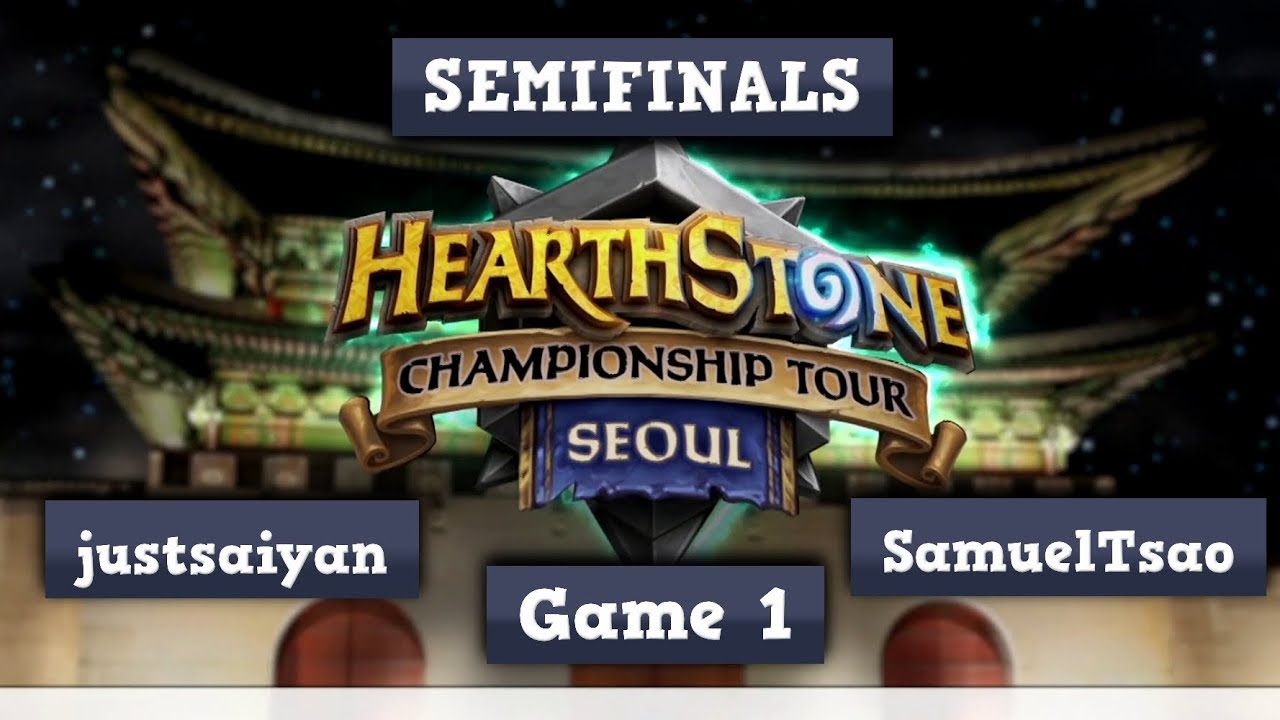 justsaiyan vs SamuelTsao game 1 | Semifinals | Tour Stop Season 2 2018 - HCT Seoul