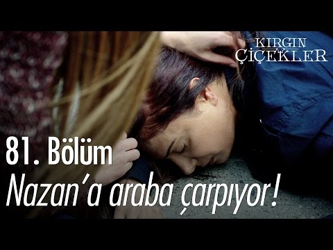 Nazan'a araba çarpıyor! - Kırgın Çiçekler 81. Bölüm - atv