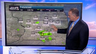 Rain chances return this weekend