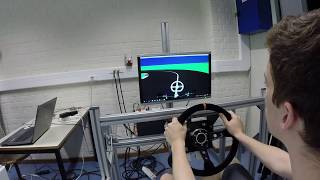 HIL vehicle simulator with haptic torque feed-back