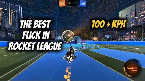 How to do the BEST Flick in Rocket League (45 Degree Flick)