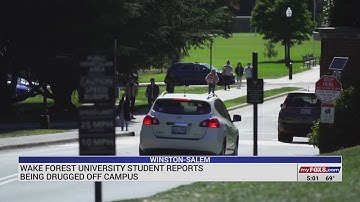 Wake Forest University student reports being drugged at off-campus party