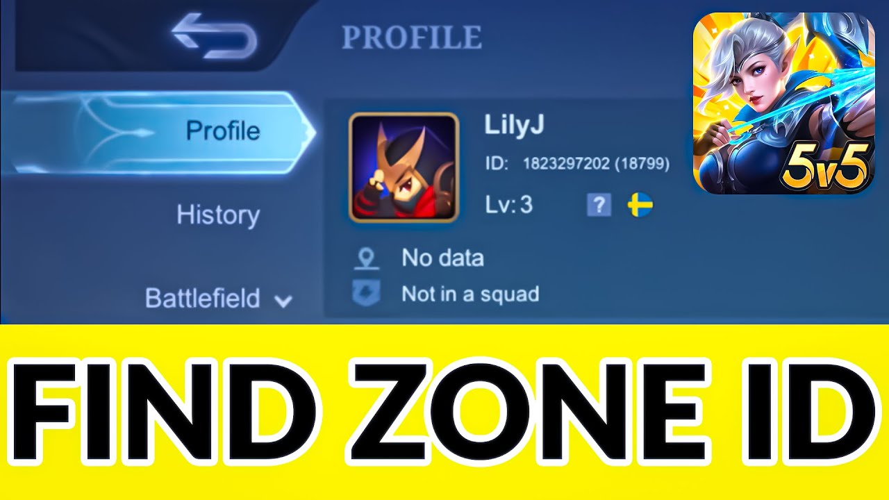 How To Find Zone ID In Mobile Legends - YouTube