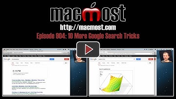 10 More Google Search Tricks (MacMost Now 904)