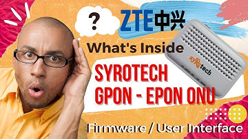 How to set up and configure Syrotech GPON/EPON ONU | Syrotech ONU Everything you need to know