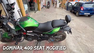 Bajaj Dominar 400 comfortable Seat Modification#xtremevlogs #vlogs #dailyvlog #dominar400