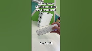Making a Nintendo console every day out of cardboard for a week #nintendo