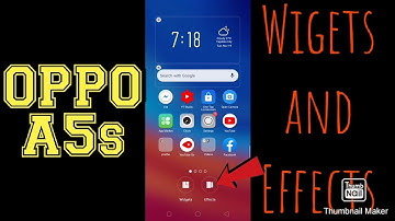 OPPO A5s Widgets and Effects | OPPO A5s Tips & Tricks