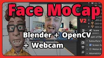Blender & OpenCV - Facial Motion Capture v2 (no dlib)