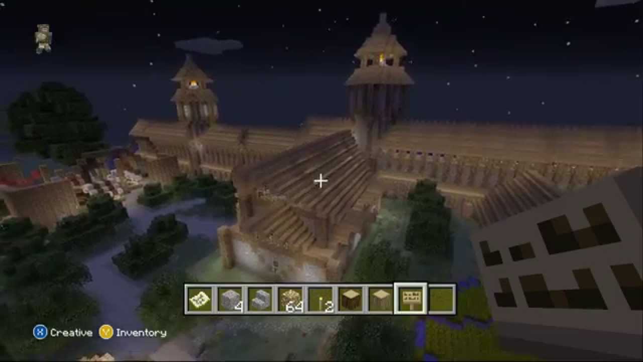 Minecraft Xbox 360 Biggest Medieval RPG Map Update 1 YouTube