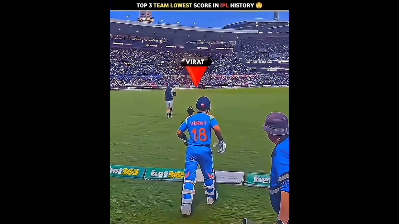TOP 3 LOWEST IPL🤯SCORES EVER 😱🏏