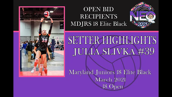 Julia Slivka Volleyball Setter NEQ Highlights 2021