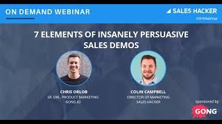 7 Elements of Insanely Persuasive   Sales Demos