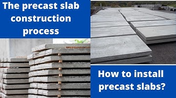 Precast slab construction process | How to install precast slabs | Precast Slabs