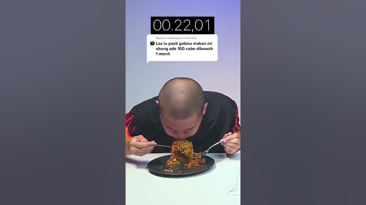 CELLOSZXZ MAKAN MIE ABANG ADE 100 CABE DIBAWAH 1 MENIT !?!
